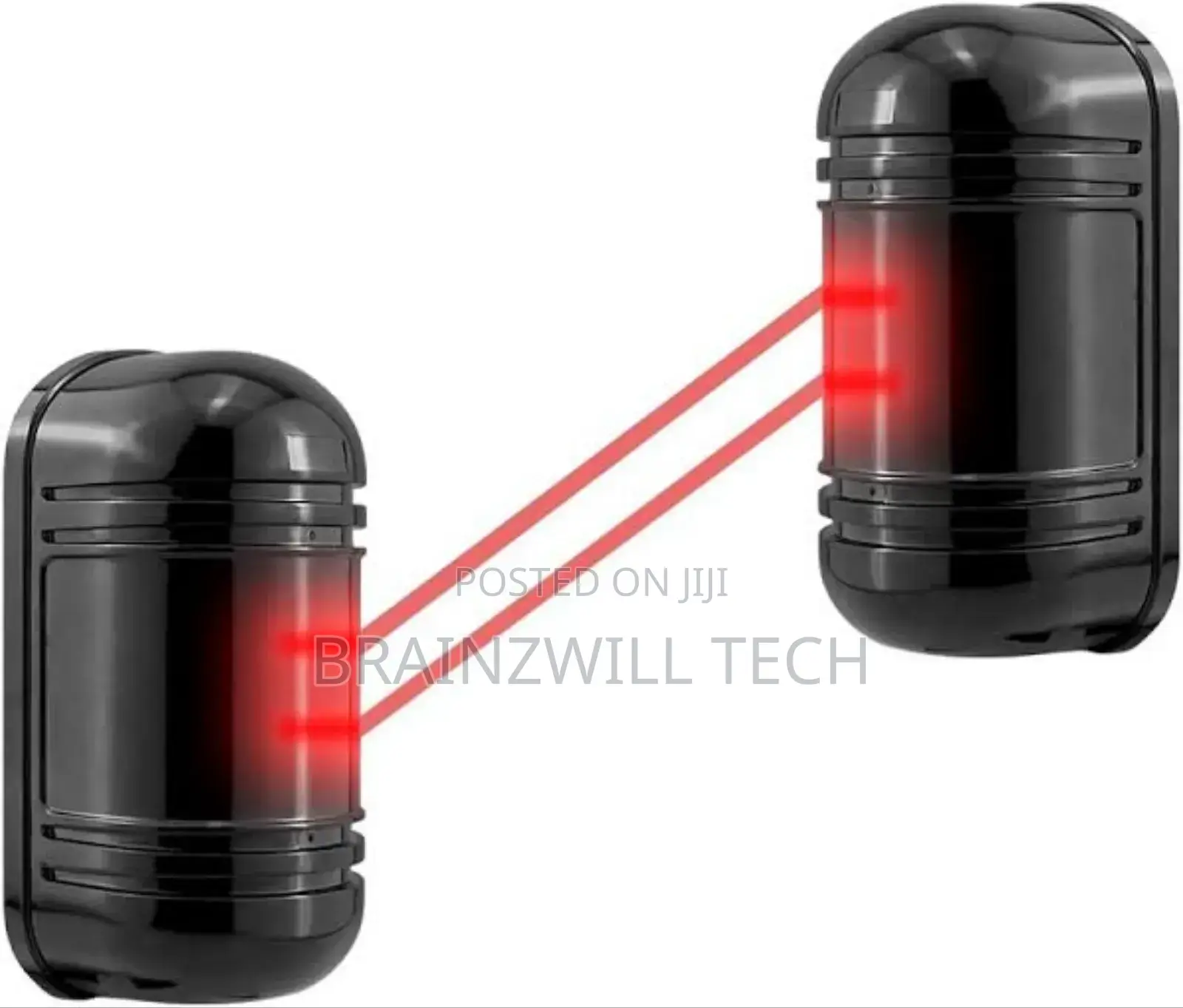 Wired Infrared Detector With Beam Alignment Sensor Alarm