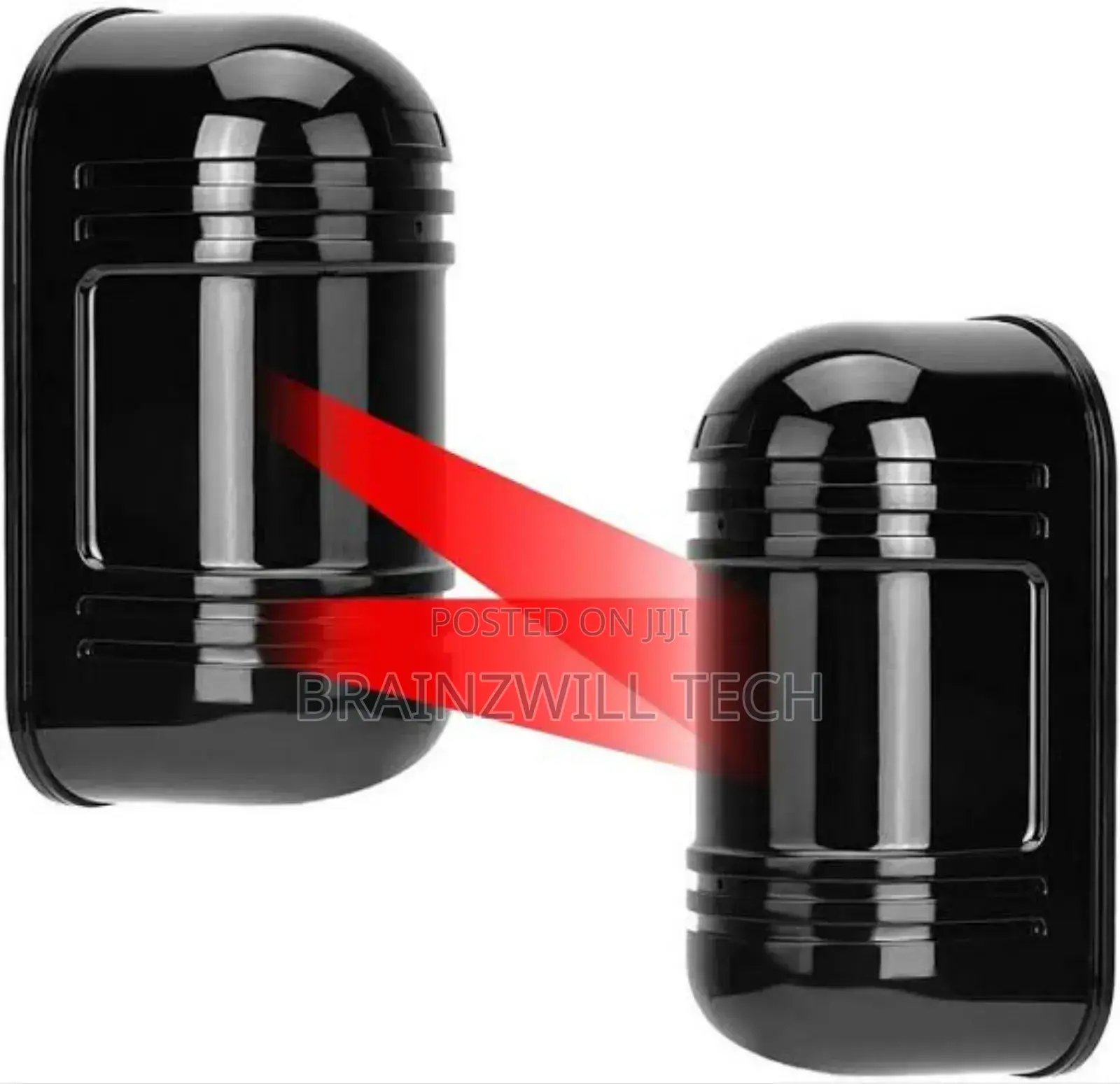 Wired Infrared Detector With Beam Alignment Sensor Alarm