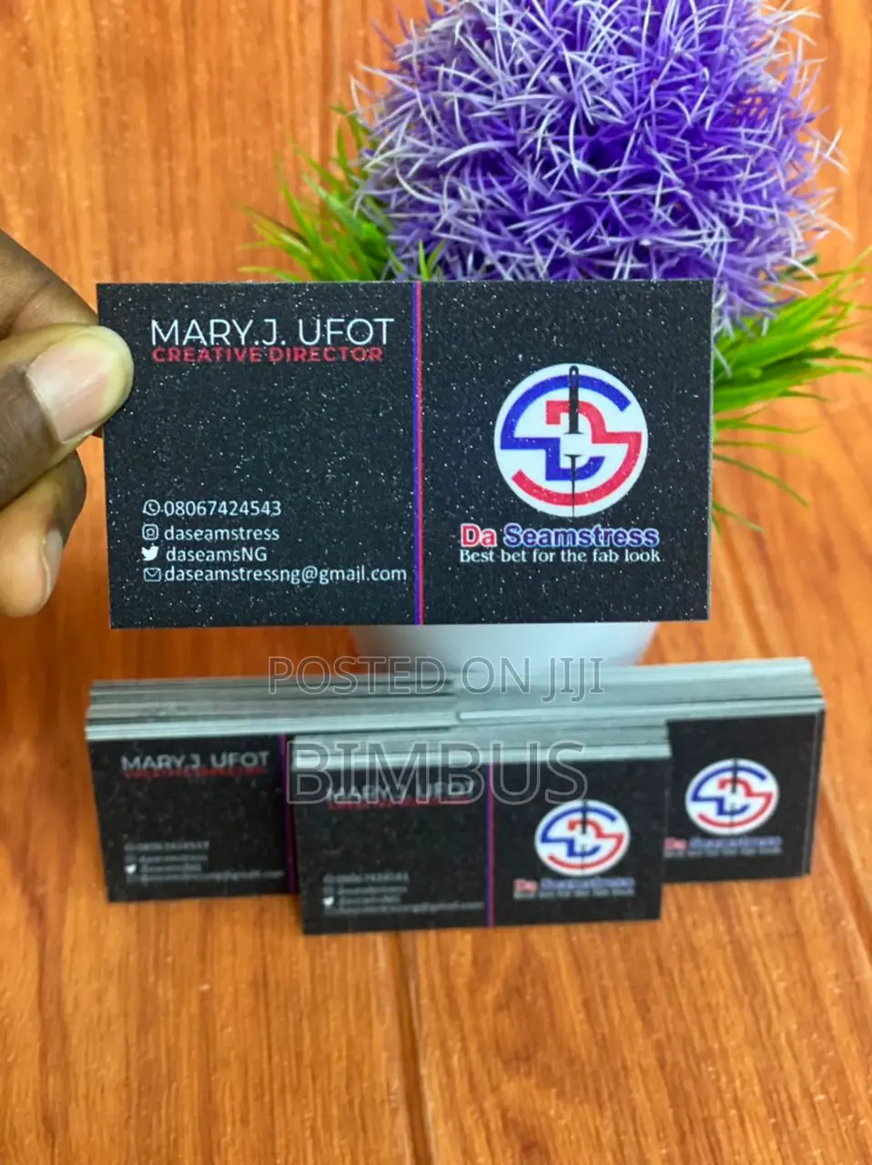 Special Laminated Business Card