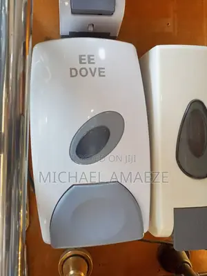 White Manual Soap Dispenser