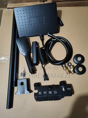 Original Complete Shower Set Black