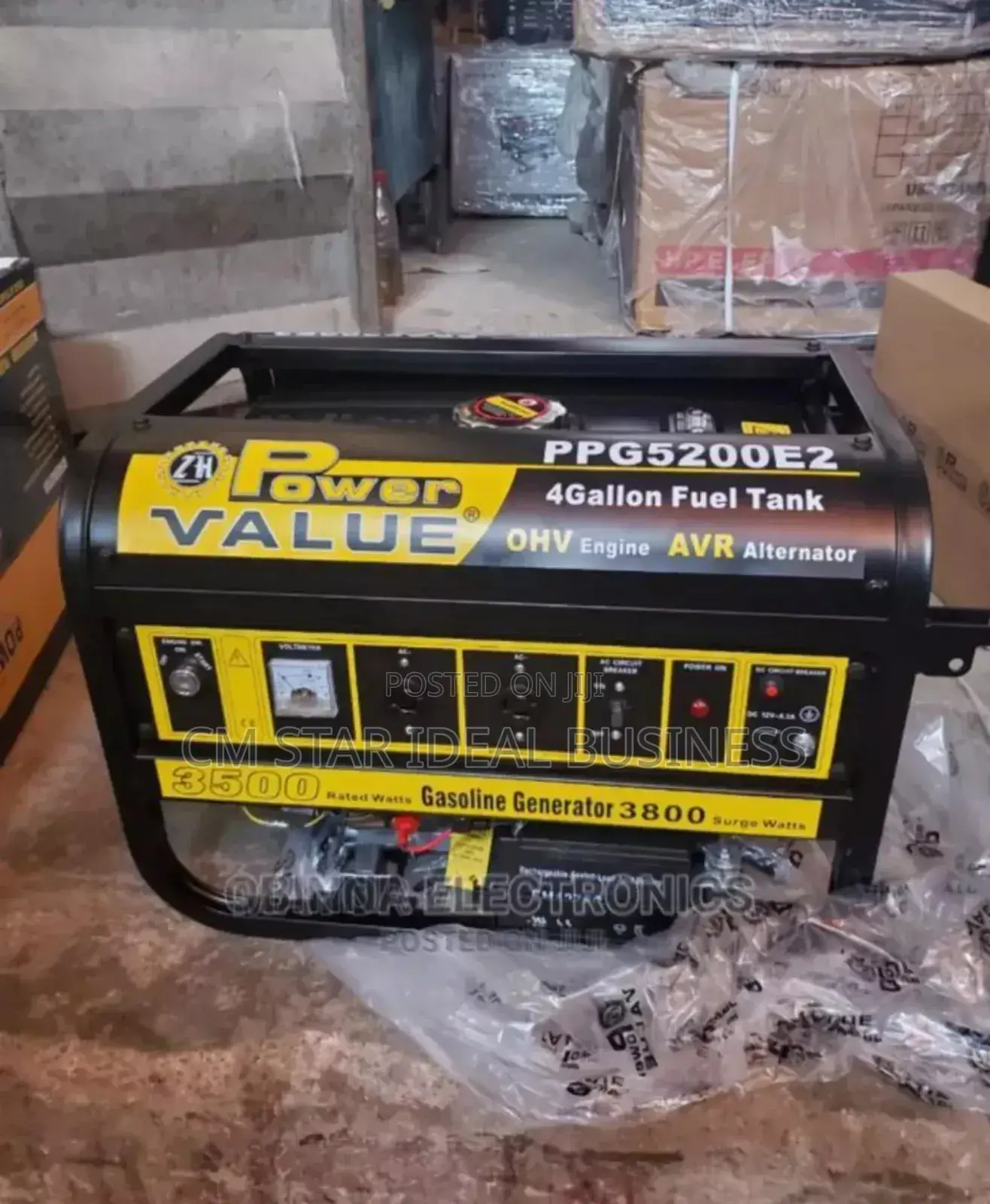 Original Power Value Key Starter Gen 5200e2 Long Coil 3.5kva