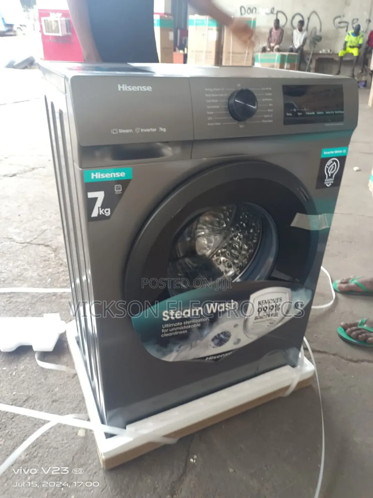 Hisense 7kg Inverter Front Loader Automatic Washing Machine