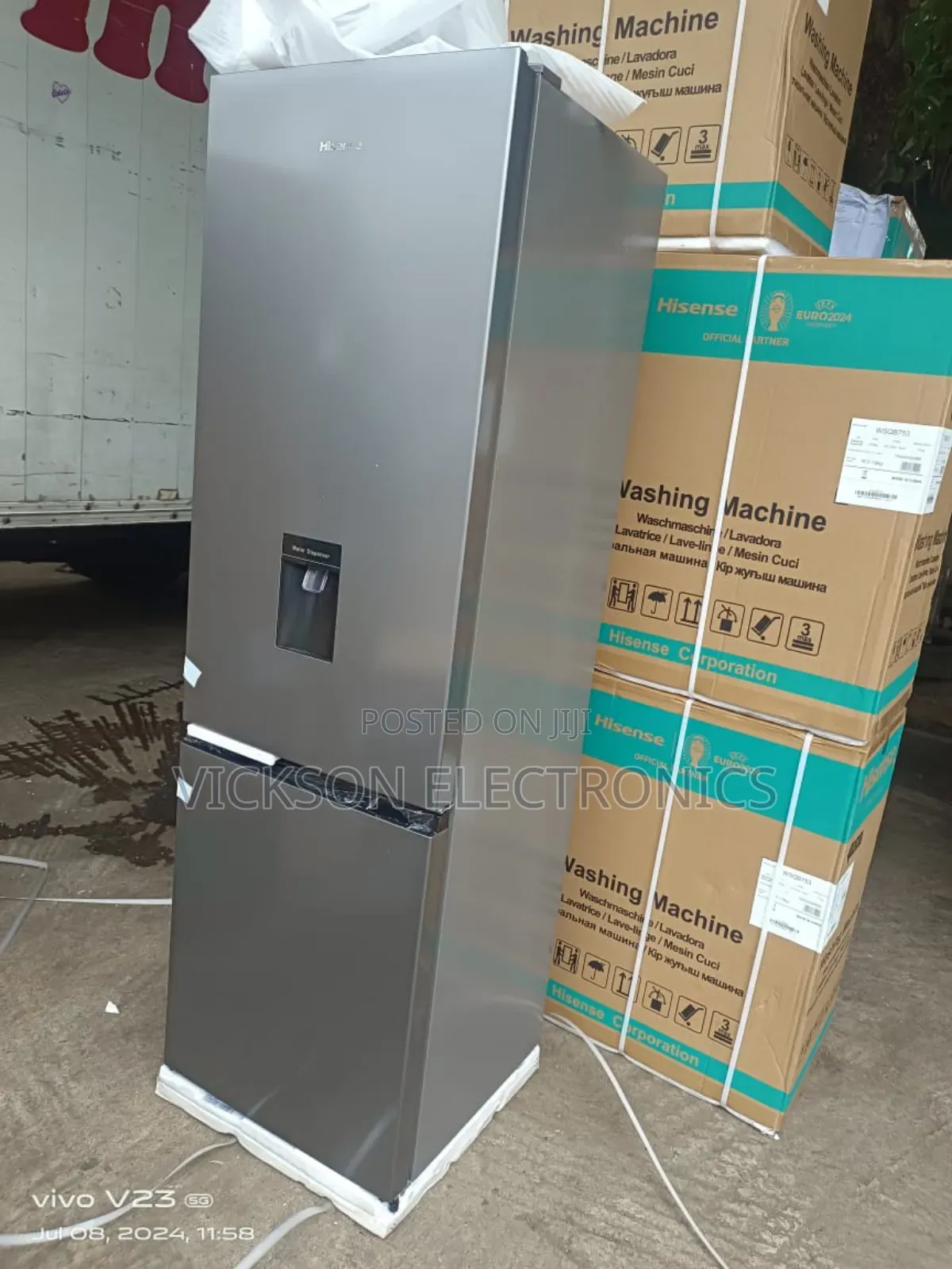 Hisense 35dcb-Rb Refrigerator With Dispenser 265litters