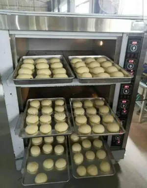 6tray (3 Deck) Industrial Gas Oven (304 Stainless Steel)