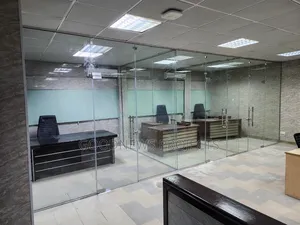 Tempered Glass Partition for Office