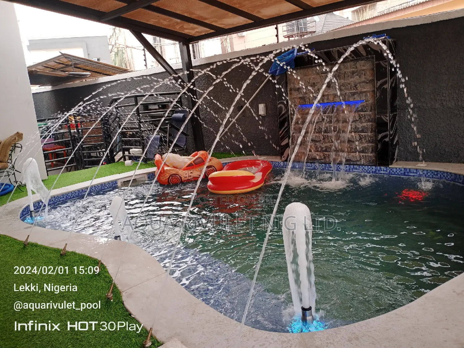 4/7m Water Flow Pool