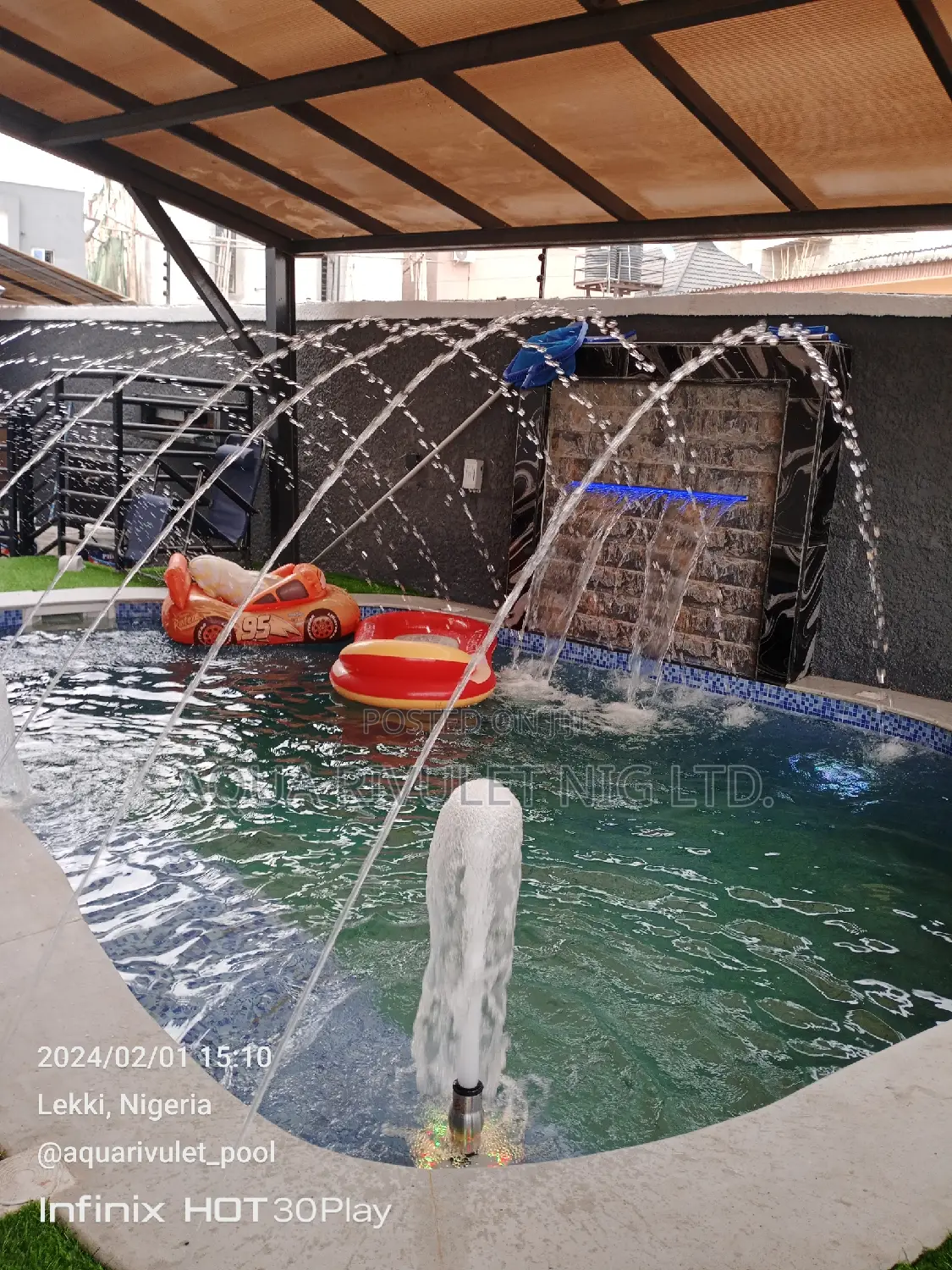 4/7m Water Flow Pool