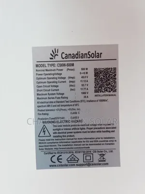 500w Canadian Solar Panels