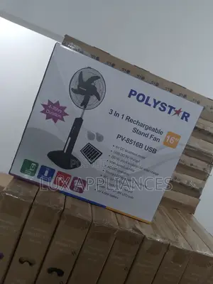 Beautiful Polystar Rechargeable Standing Fan