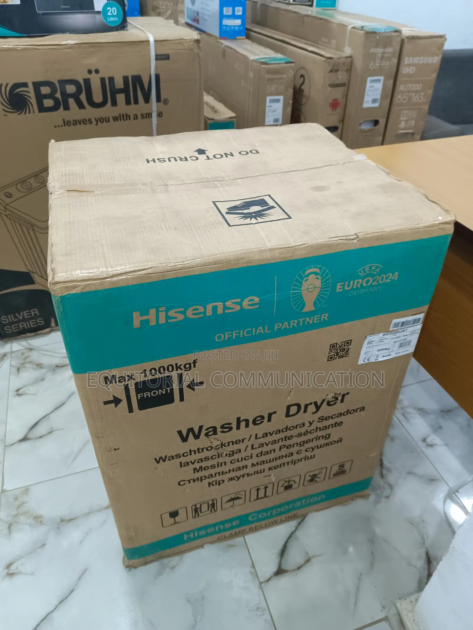 Front Loader Hisense 8kg Wash Dry Washing Machine 