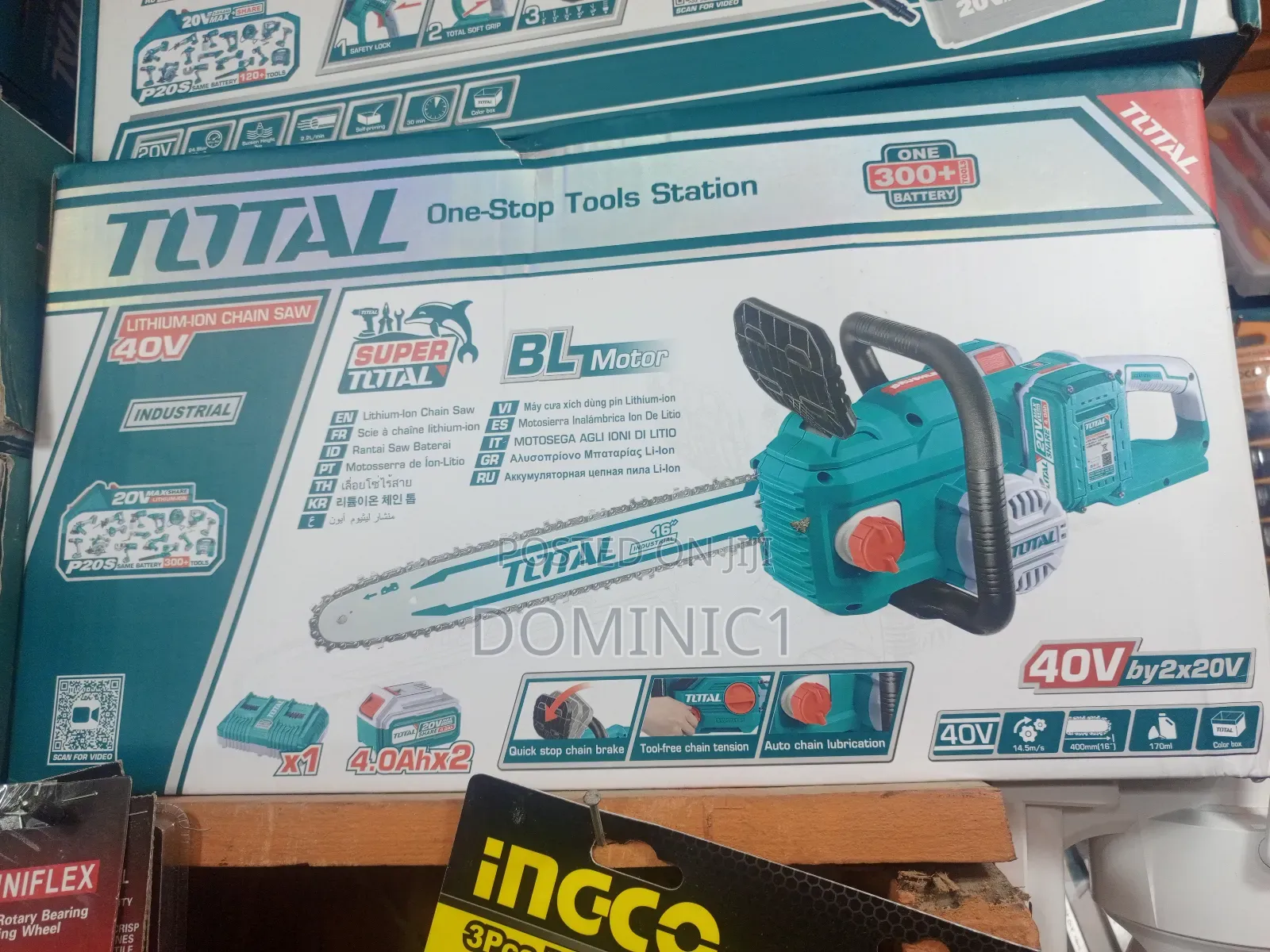Total 16 Cordless Chainsaw Heavy Duty