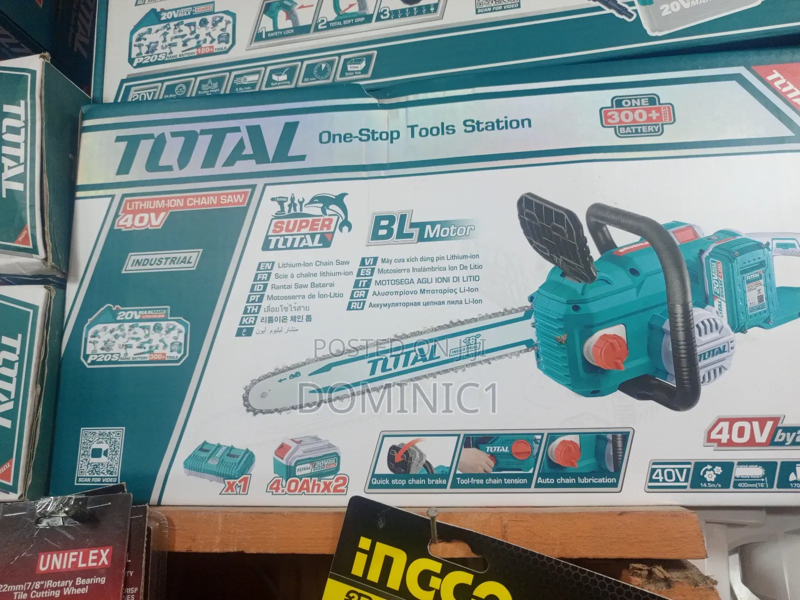 Total 16 Cordless Chainsaw Heavy Duty