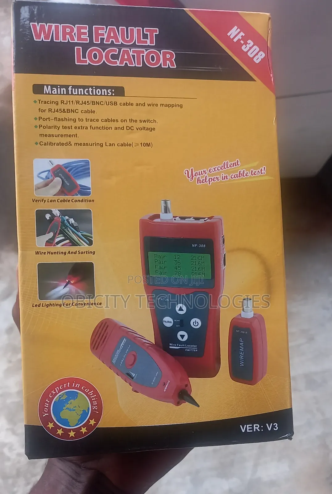 Wire Fault Locator Nf-308