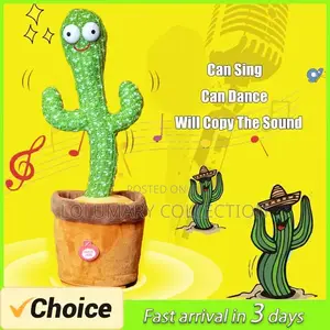 Baby Talking Toy Sing and Dance Cactus Voice Interactive Toy