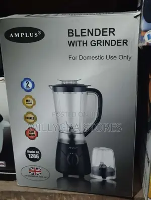 Amplus Blender With Grinder Cup
