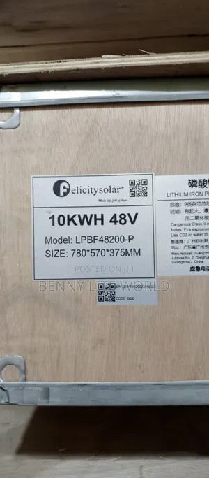 Felicity 10kwh/48v Lithium Ion Battery