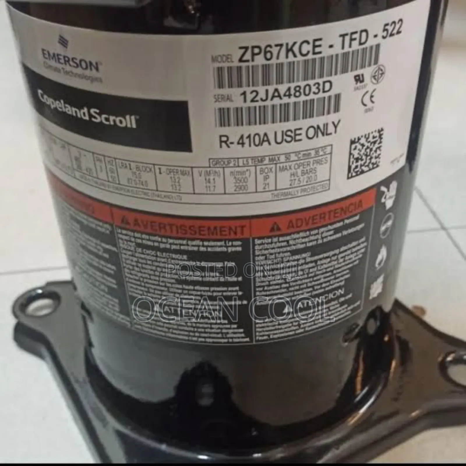 Copland Compressor 5hp