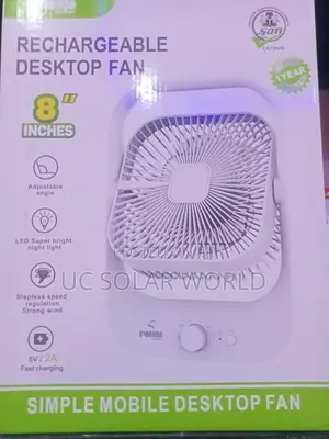 Iwin Rechargeable Desktop Fan