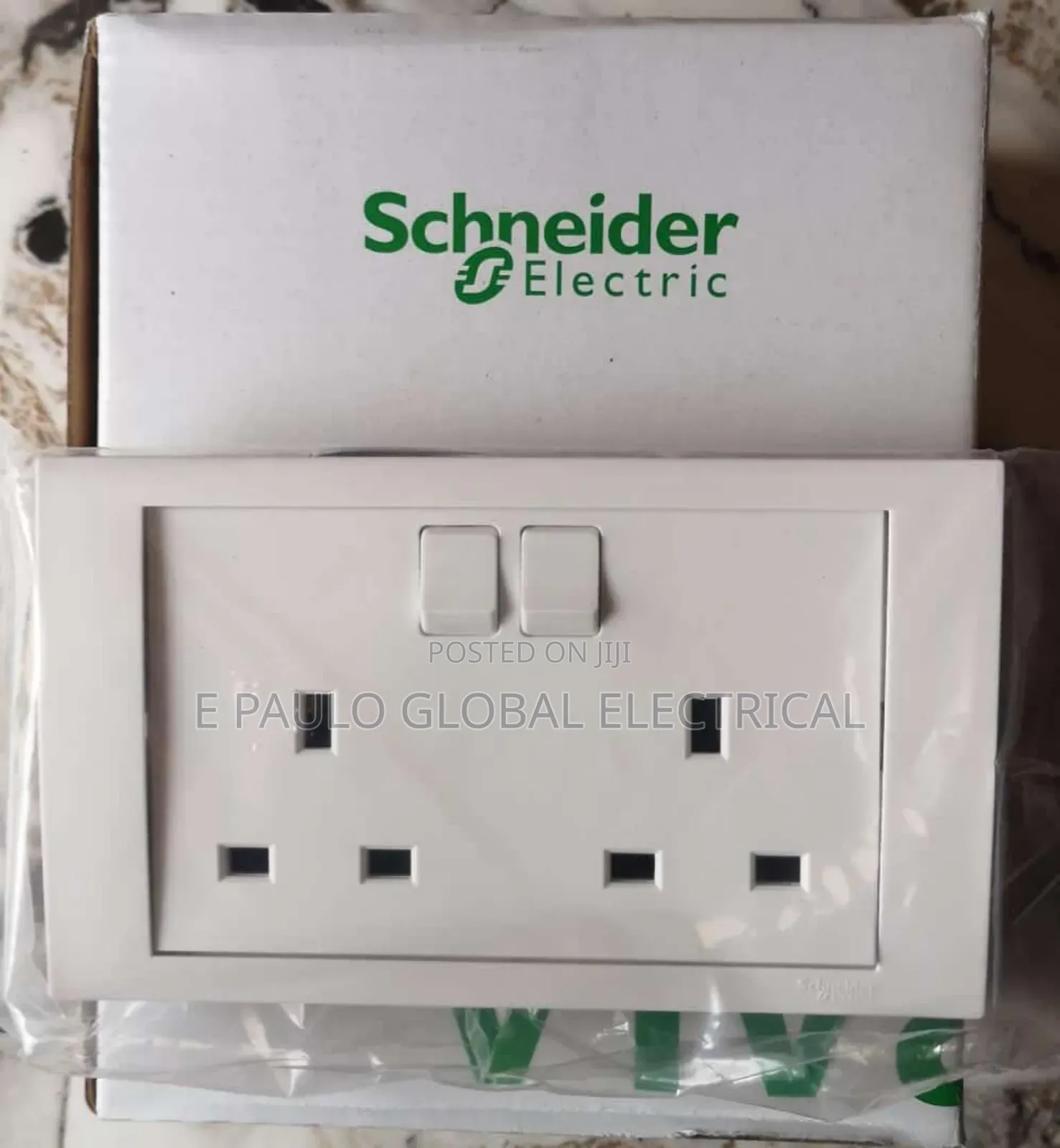 13amps Double Socket.Shynider