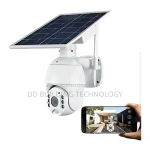 4g/Wifi Solar PTZ Online CCTV Camera - Dual Lens, V380, Ubox