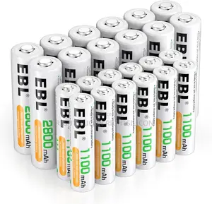 USA 4pack EBL 4pcs AA AAA Nimh Rechargeable Batteries