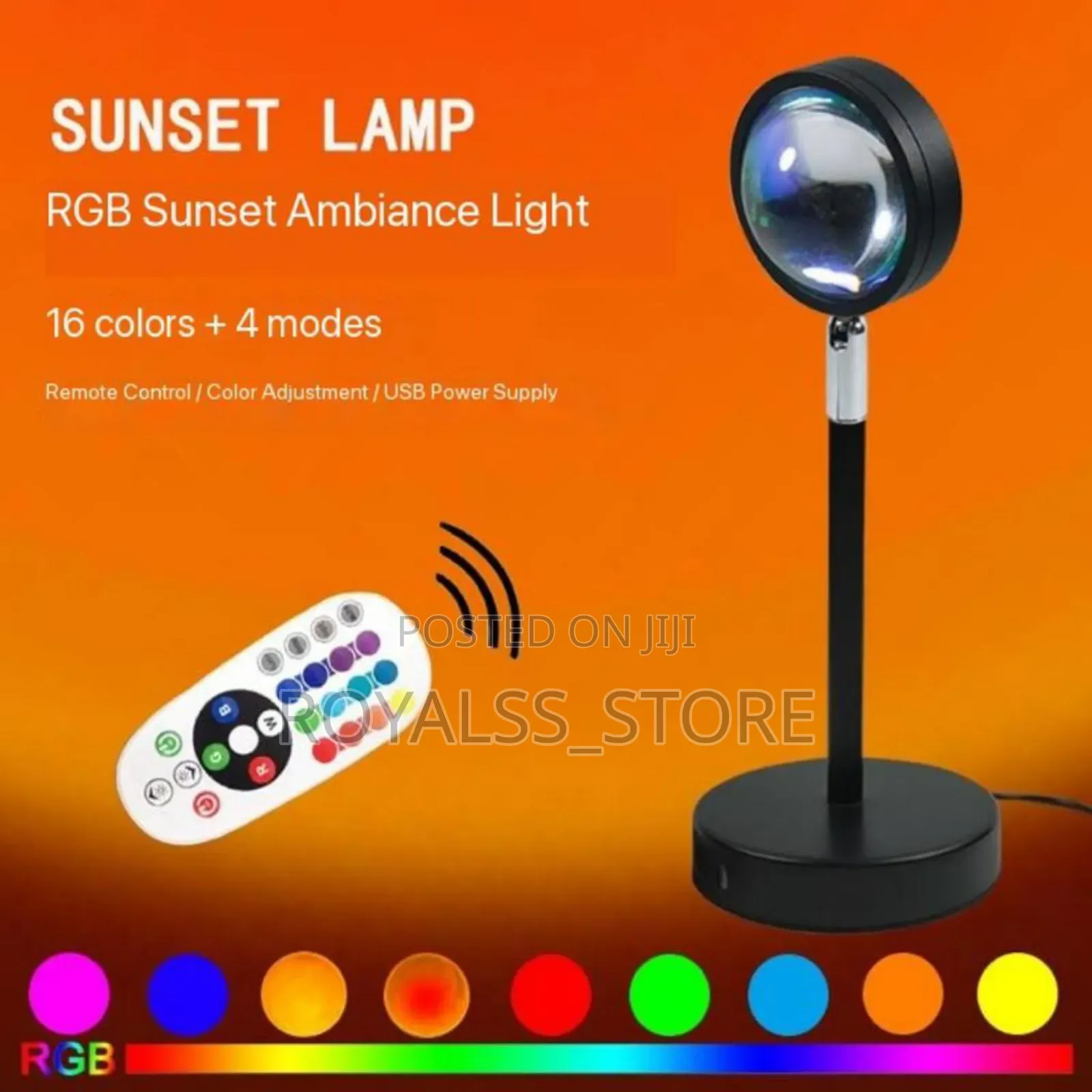 Sunset Lamp RGB Ambiance Sunset Light