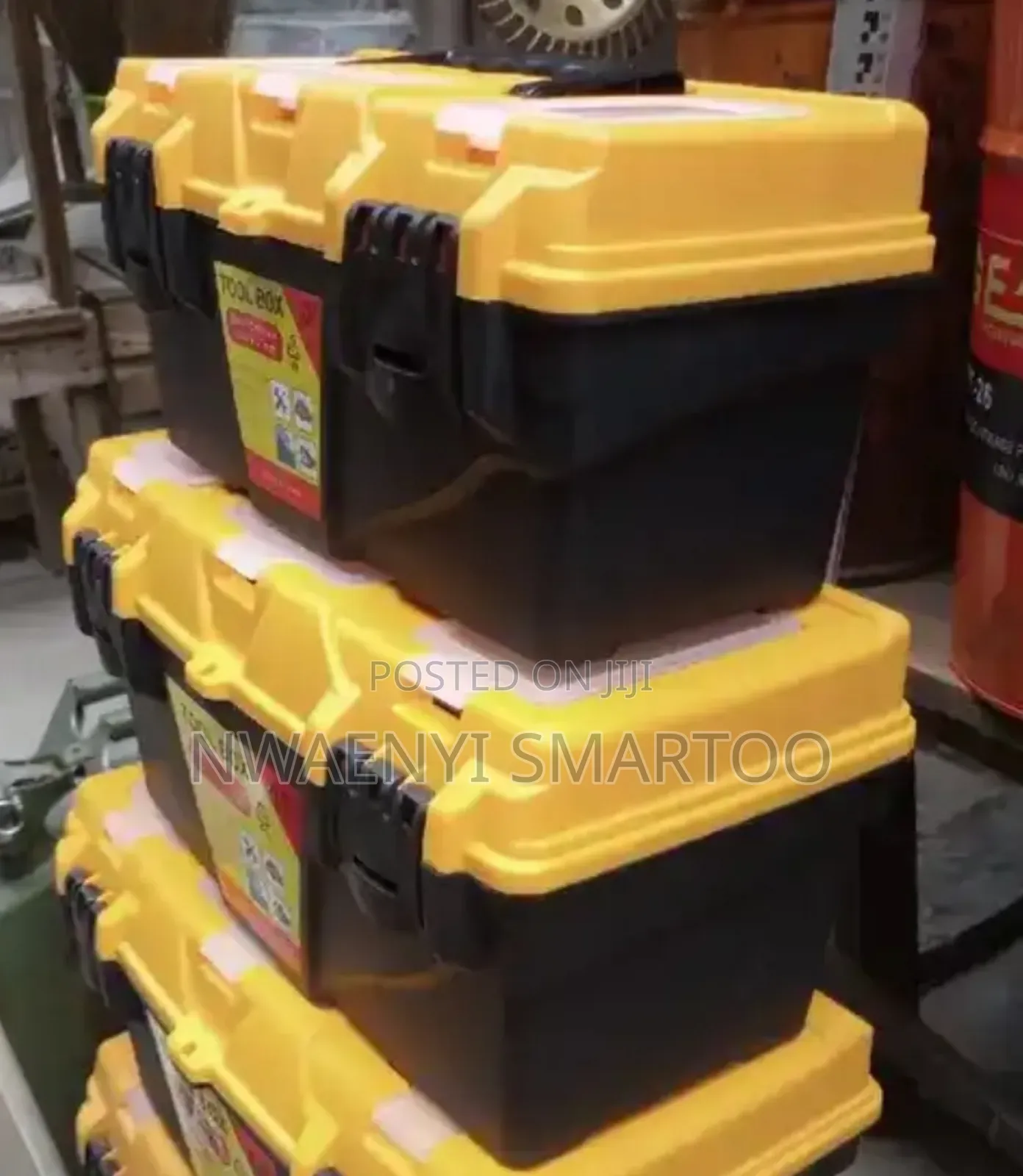 15inches Empty Plastic Tools Box