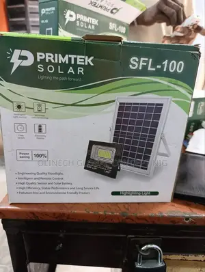 100 W SFL-100 , PRIMETEK SOLAR Solar Flood Light