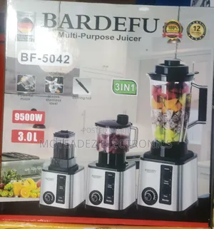 Bardefu 8in1 9500w Commercial Copper Blender/Juicer/Grinder