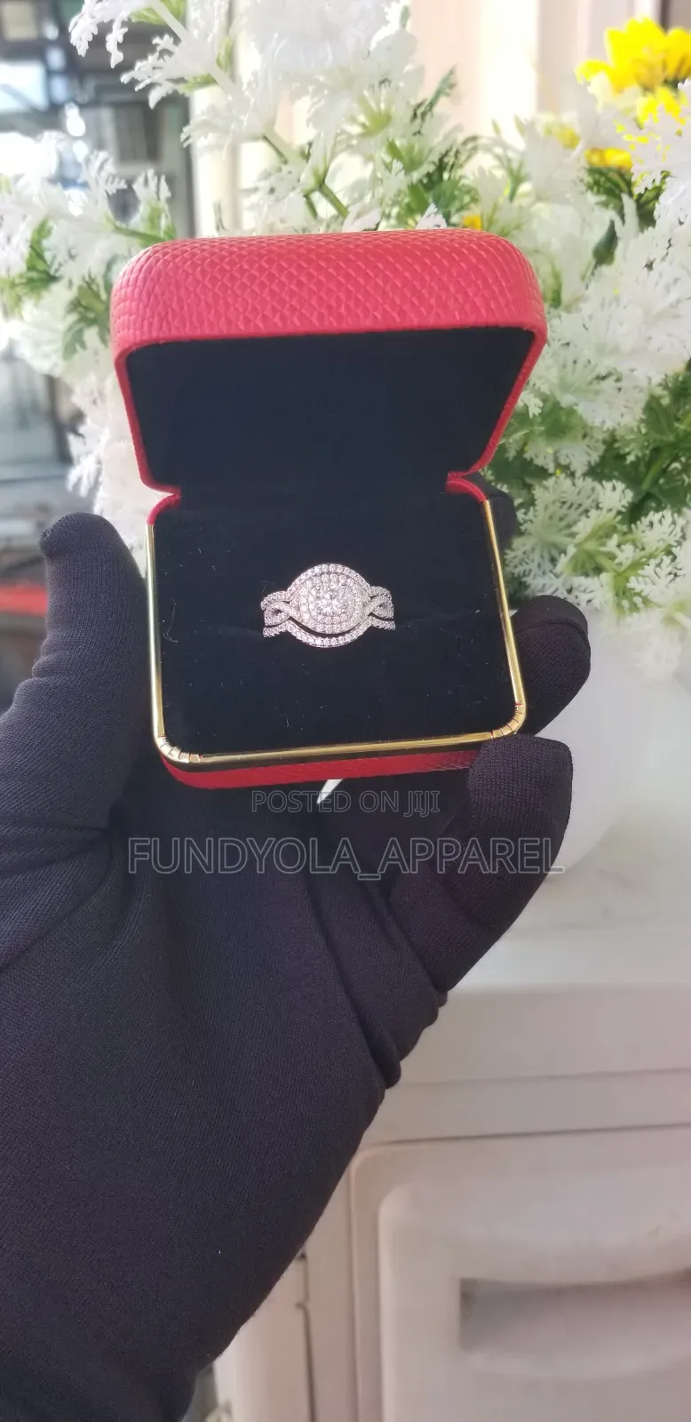 S925 Bridal Set Silver Engagement Ring