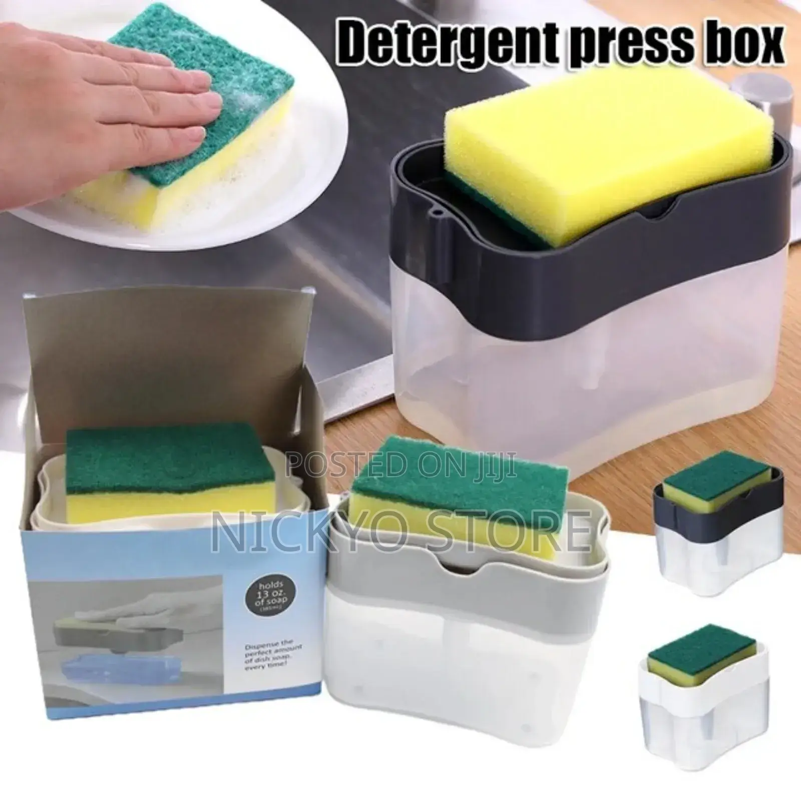 Soap Pump and Sponge Caddy