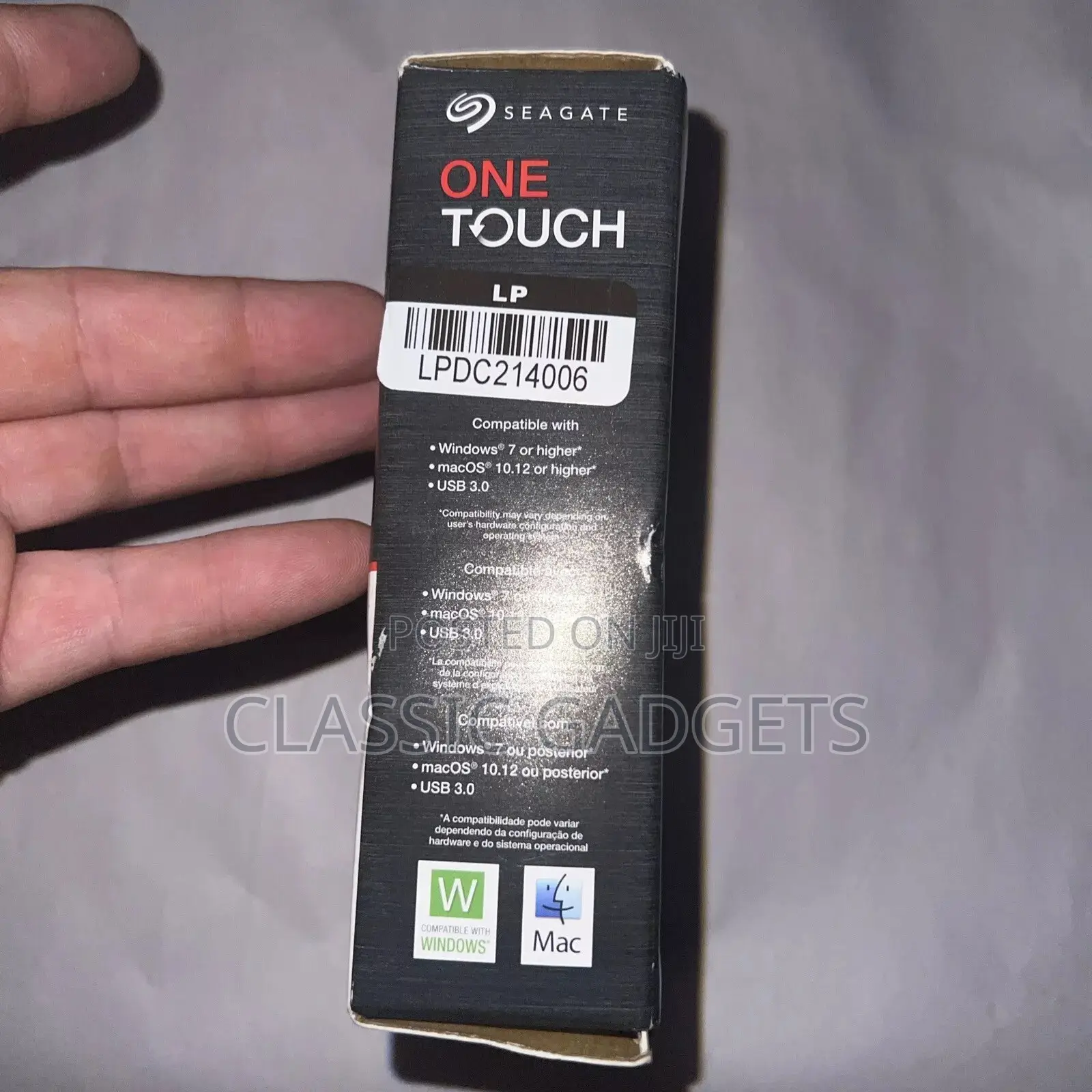 Seagate One Touch 5TB USB External Hard Drive 5TB Rescue HDD
