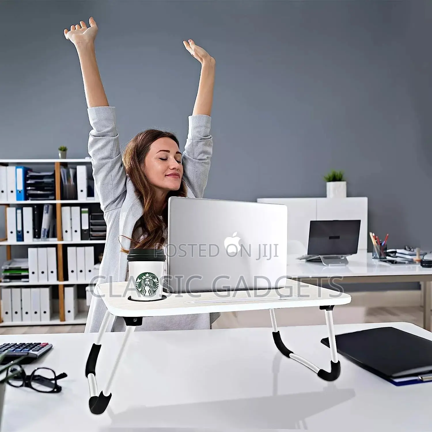 Laptop Bed Desk, Foldable Laptop Lap Desk Tray Table