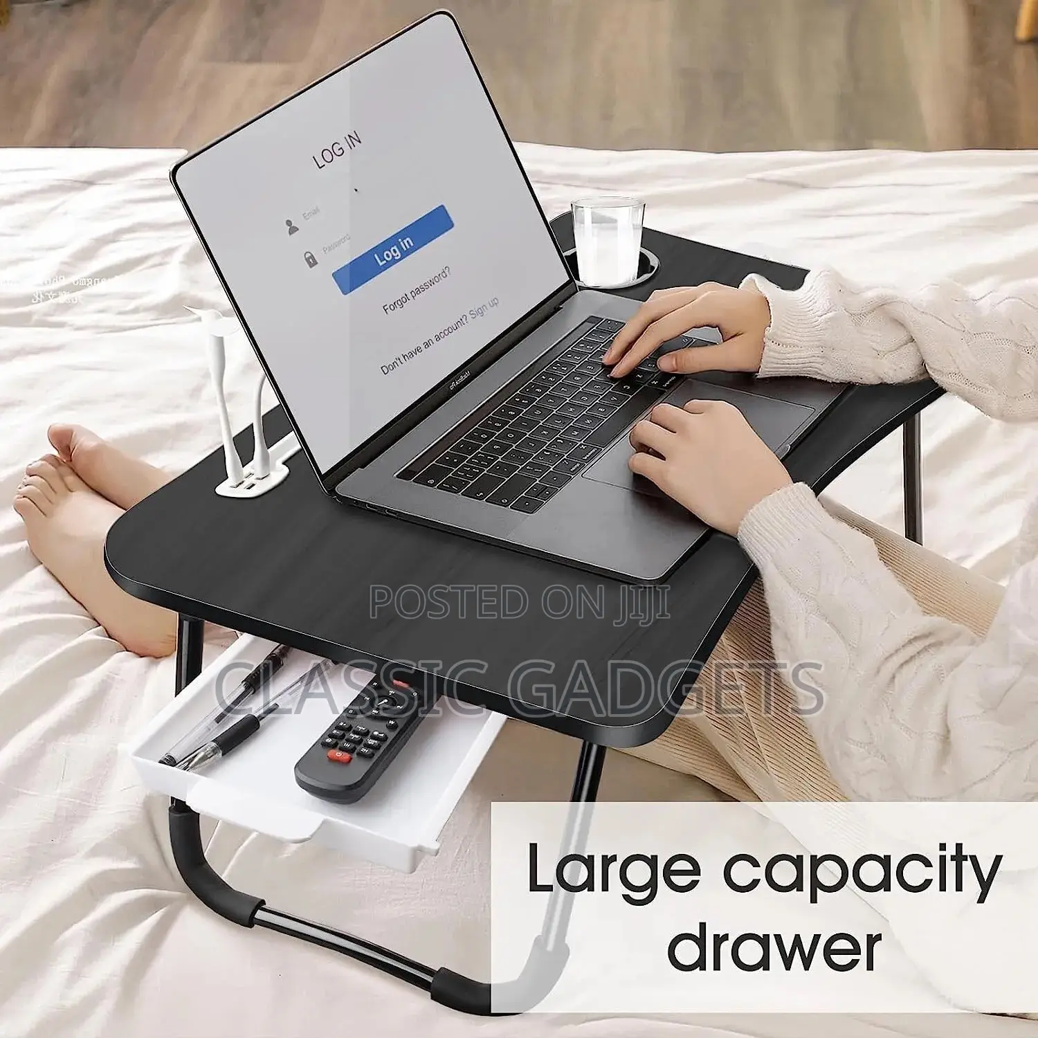 Laptop Bed Desk, Foldable Laptop Lap Desk Tray Table