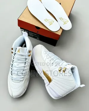 Premium Drake X Air Jordan 12 Retro ‘Ovo White Gold‘