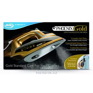 Phoenix Steam Iron - Gold
