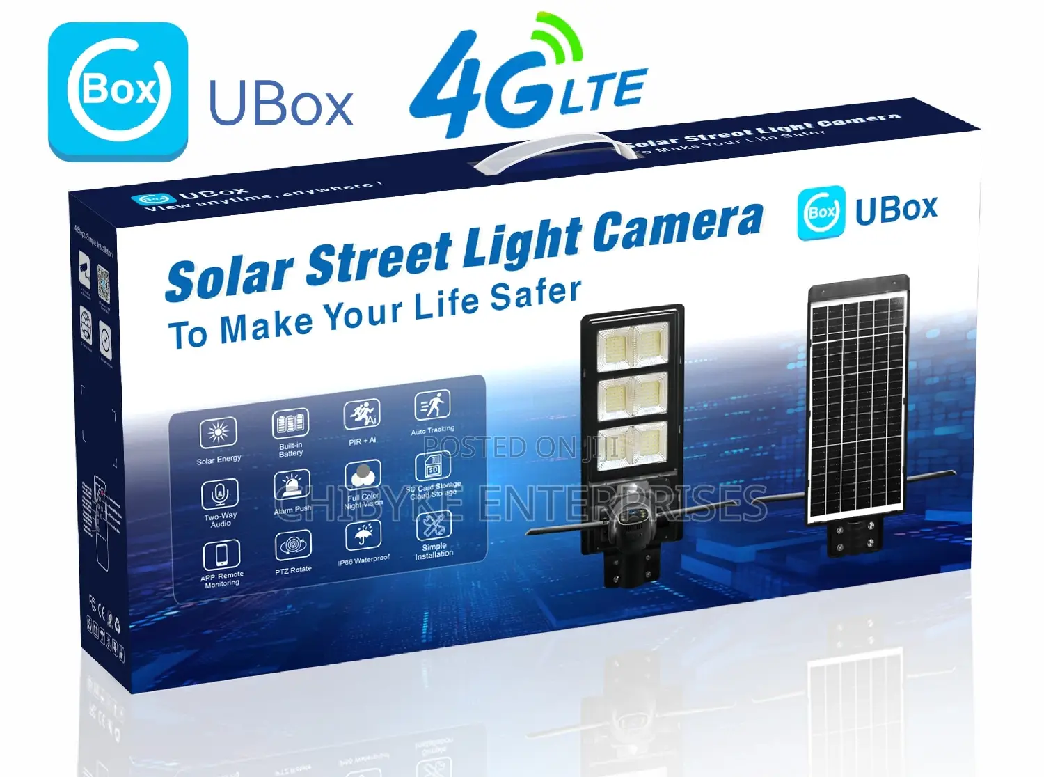 4g Solar Street Light Camera