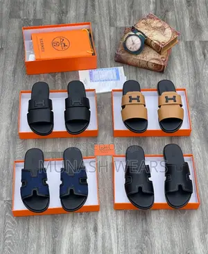 Men Quality Leather Slipers