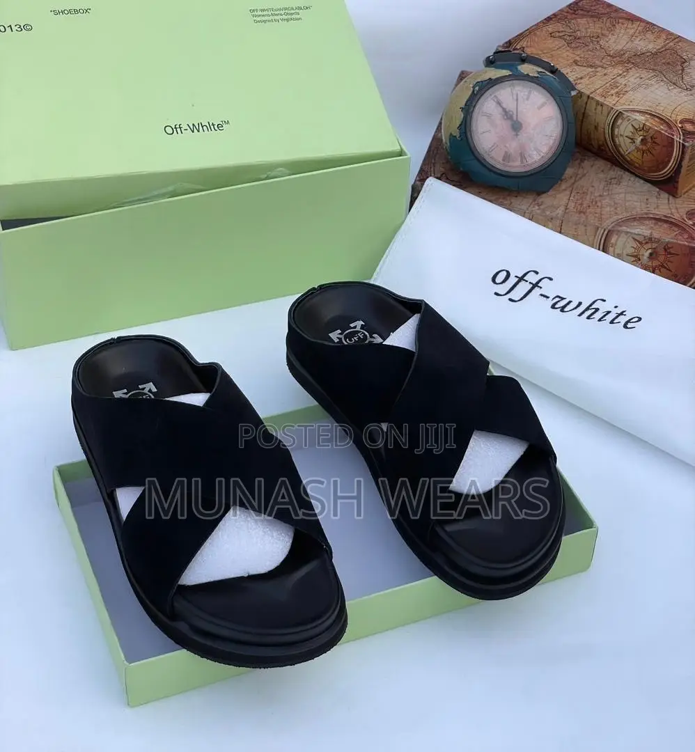 Men Quality Leather Slipers