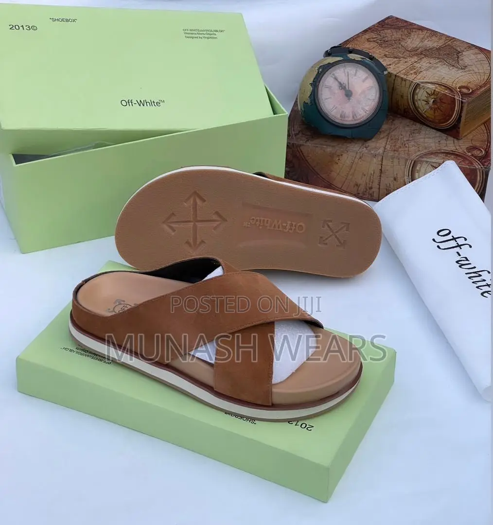 Men Quality Leather Slipers
