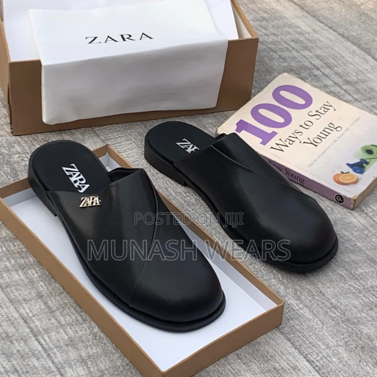 Zara Leather Half Shoe