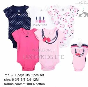 5pieces Baby Lovable Bodysuits 6-9m