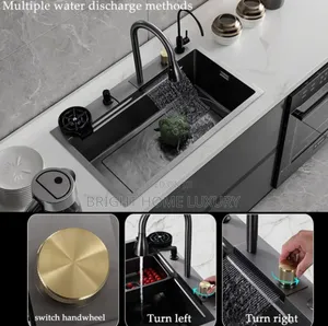 Modern Design Waterfall Kitchen Sink