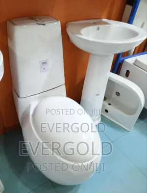 Executive Water Closet With Wash Hand Basin and Warranty