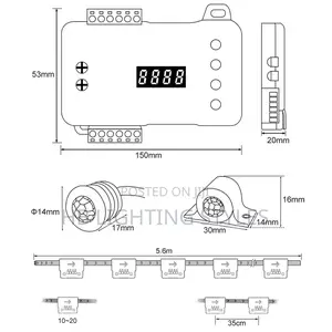 PIR Motion Sensor Stair Step Smart Dimmer Controller