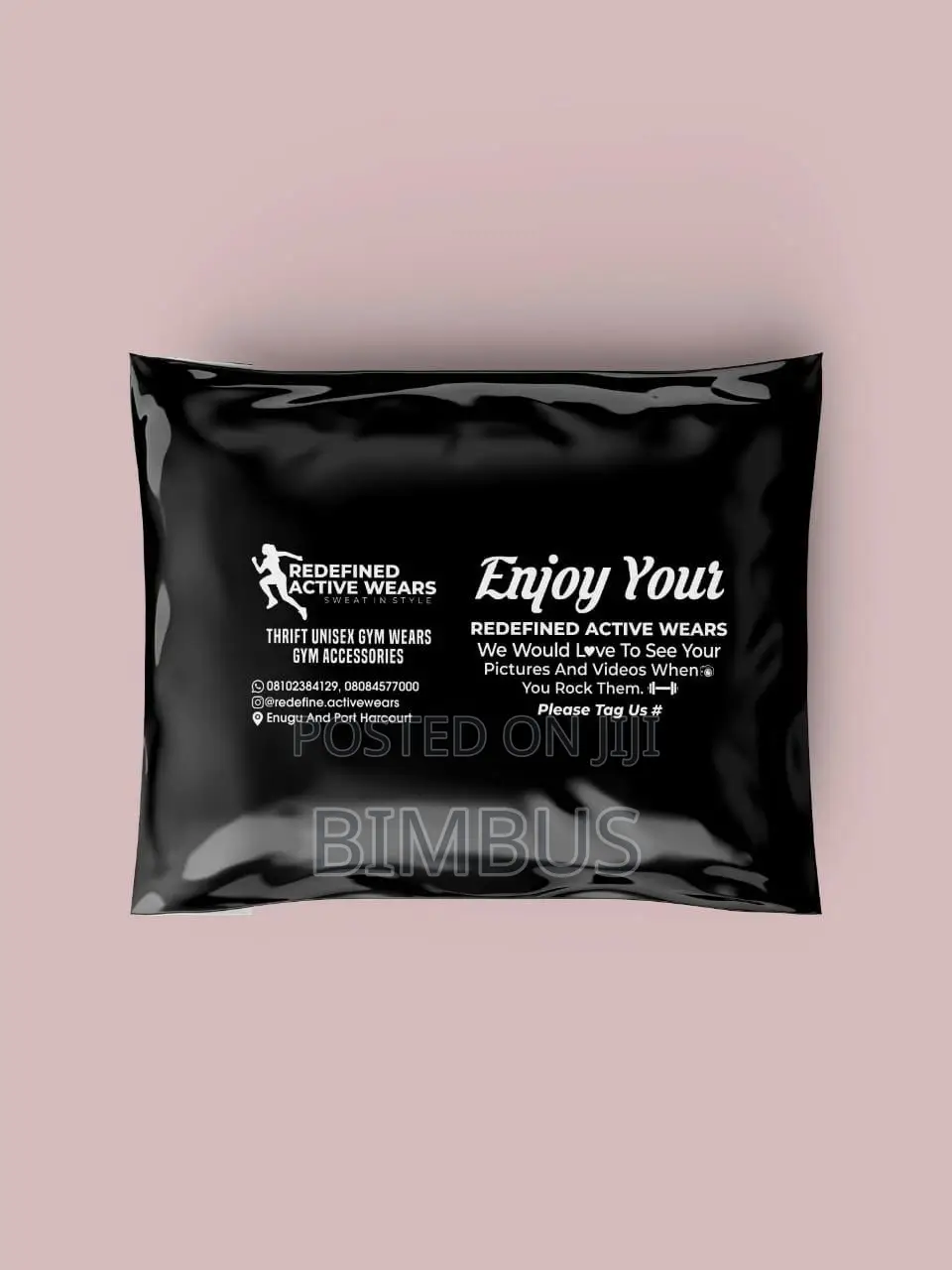 Black Parcel Bag