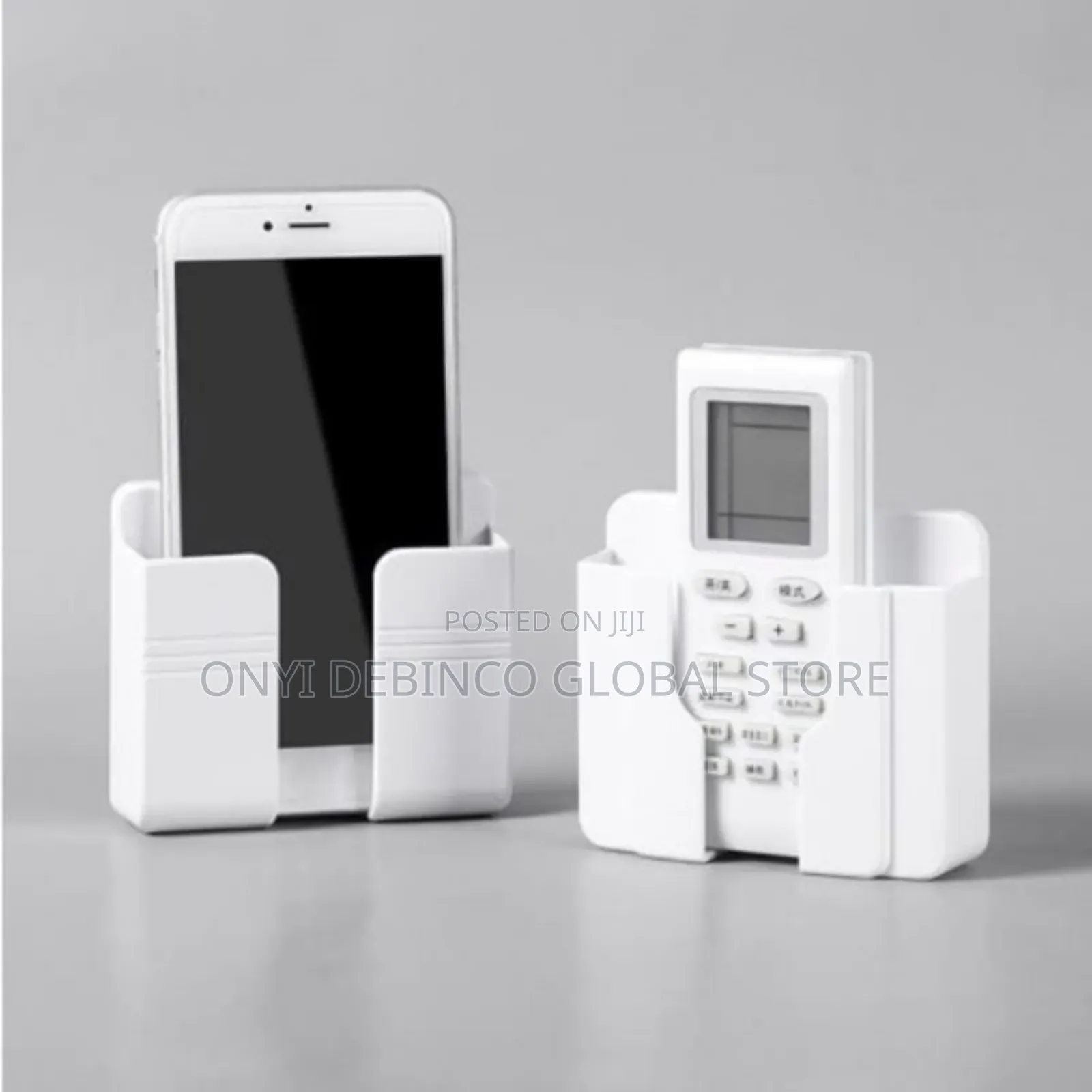 Wall Mounted Phone Holder 4 Charging Storage Case 4 Remote