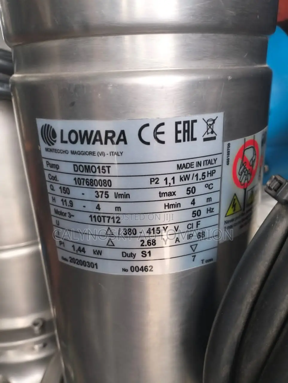 Lowara Sewage Pump