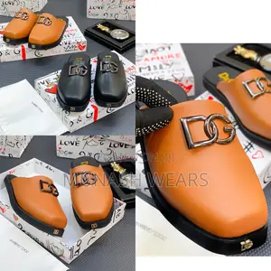 D G Leather Half Shoe